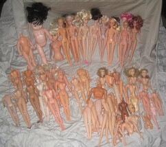 Vintage Hollow Plastic Blow Mold Barbie Clone Doll Parts Arms LEGS bodie... - $95.00