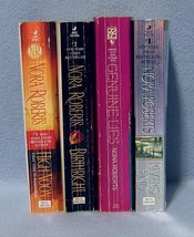 Nora Roberts Lot of 4 PB&#39;s Birthright, High Noon, Rivers End &amp; Genuine Lies - $10.99