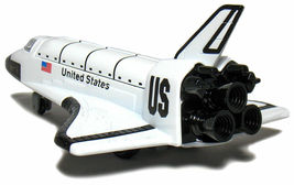 7.5&quot; Space Shuttle US NASA Replica Diecast Model Toy Pull Action Rocket Ship -RM - £20.83 GBP