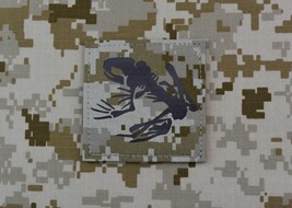 Infrared AOR1 Nwu Ii Frog Skeleton Uniform Patch Ir Us Navy Nsw Seal Hook Backed - £18.64 GBP
