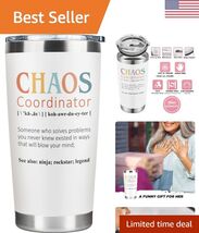 Stylish Chaos Coordinator Vacuum Insulated Tumbler - Practical Gift for ... - $34.92