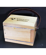 Epoxy sealed 1/16" Lead lined box for storage of radioactive materials - $164.95