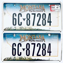 2010 United States Montana Gallatin County Passenger License Plate 6C 87284 - $18.01