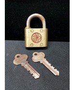 Old ACE Brass Padlock With 2 Original Working Keys - $307.82 MXN