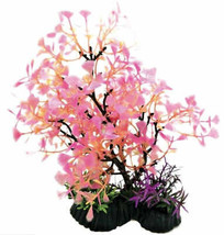 Penn Plax Bonsai Plant 11-12 Inch Pink Aquarium/Terrarium Decoration - £11.02 GBP