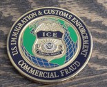 ICE Immigration &amp; Customs Enforcement Commercial Fraud Challenge Coin #187W - £34.88 GBP