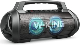 W-KING D10 70W Bluetooth Speaker IPX6 Waterproof Portable Party Colorful - £102.71 GBP