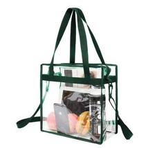 BAGAIL Clear bags Stadium Approved Clear Tote Bag with Zipper Closure Crossbody - £9.74 GBP