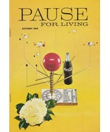 Pause for Living Autumn 1968 Vintage Coca Cola Booklet Parties Candles More - £5.51 GBP