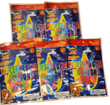 5&quot; Jumbo Water Bomb Balloons  5 packs of 100 Total 500 Balloons!! - $55.17 MXN