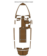 2023 Axis T235 Swim Platform Cockpit Pad Boat EVA Foam Faux Teak Deck Floor Mat - $899.00