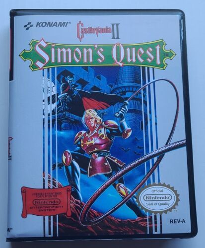 Castlevania II Simon&#39;s Quest CASE ONLY Rigid Clamshell Box Nintendo NES ... - $12.18