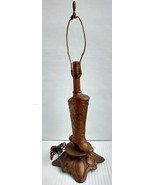 Vintage Cowboy Boot Table Lamp  EM &amp; Co 26&quot; Metal # 846 - £113.41 GBP