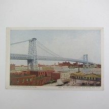 Postcard New York City Williamsburg Bridge East River Antique UNPOSTED RARE - £7.96 GBP