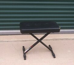 USED BLACK LEATHER  FOLDING  PROLINE WORKOUT BENCH - $33.86