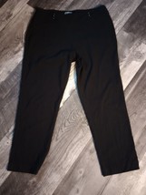 JM Collection Women&#39;s Size 16 Black Career Pants - £11.24 GBP
