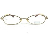 BCPC BP-149 COL.03 Brille Rahmen Rot Gold Rund Oval Voll Felge 47-17-134 - $74.43