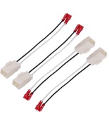 4 Pack 72 6514 Speaker Wire Harness Adapter Plug Compatible with Jeep Wr... - £23.55 GBP