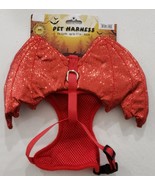 Toy Time Harness Demon Devil Wings Dog Halloween Costume Orange Size S/M... - $26.38 CAD