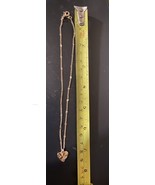 Fashion Jewelry Heart Gold Charm Pendant Necklace - $5.00