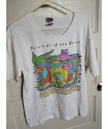 Vintage Paul McCartney Save The Rainforest 1989/90 Tour Large White T-Sh... - €26,30 EUR