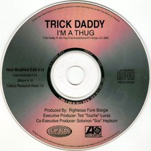 Trick Daddy - I&#39;m A Thug U.S. Promo CD-SINGLE 2001 4 Tracks - £11.55 GBP