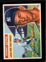 1956 Topps #88B Johnny Kucks Good+ (Rc) Yankees White Backs *NY3988 - £3.53 GBP