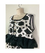 Cow Print Romper Costume Cosplay Womens Vintage 2XL Adult Tutu - £38.77 GBP