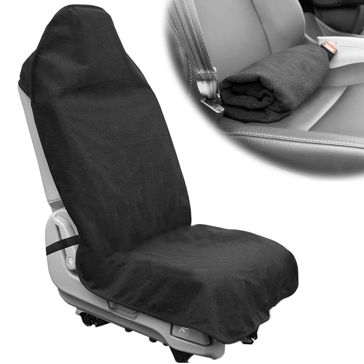1Pcs Car Seat Cover Universal Auto Breathable Cushion Waterproof Towel C... - £20.90 GBP