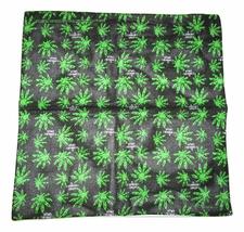 Wholesale Lot 12 (1 Dozen) 22&quot;x22&quot; Weed Marijuana E Cannabis Unum Leaf bandana S - £18.52 GBP