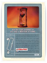 Fel-Pro PermaDry Plus Gaskets Federal Mogul Auto Parts Vintage 1999 Maga... - $9.70
