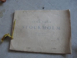Vintage 1920s Photo Print Booklet - Scenes of Stockholm - £26.08 GBP