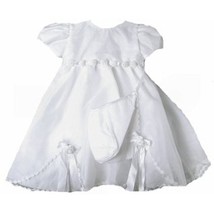 Stunning Baby Girl Heirloom Boutique Christening Gown &amp; Hat Set, Unique ... - $49.72