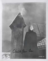 Christopher Lee Signed Photo - Count Dracula - Hammer Horror Films w/COA - £207.67 GBP