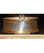 LATE 1800s OR EARLY 1900s STERLING SILVER NAPKING RING Engraved &quot;ARTHUR&quot; - $714.84 MXN