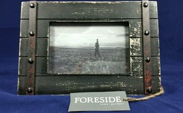 Foreside Home and Garden Picture Frame 4&quot; x 6&quot; Austin Photo Frame Rustic Black - £18.06 GBP