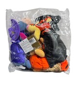 New Vintge Disney Pumpkin Pooh 8&quot; Eeyore Witch 9&quot; Trigger Broom 9&quot; Bean ... - $47.37 CAD