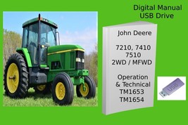 John Deere 7210 7410 7510 2WD / MFWD Tractor Technical Test Manual Set S... - £34.05 GBP