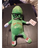 Fiesta Mr Pickle With Mustache &amp; Glasses 12&quot; Plush Stuffed Toy  - $20.12 CAD
