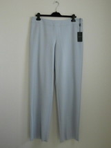 New GIORGIO ARMANI Light Grey Wool Basic China Trouser Pants 42/8 Made I... - $143.99