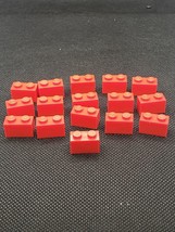 LEGO Red Brick 1x2 Lot of 16 #3004 Replacement Part Piece 1617/15 - £2.14 GBP