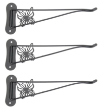Panacea 85830 Butterfly Plant Hook, Black, Metal (3-PACK) - $20.29