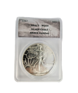 1987  American Silver Eagle - ANACS MS69 - $1,145.24 MXN