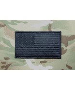 Blackout Large 3&quot; x 5&quot; American Flag Patch USA SWAT Ghost Murdered Out A... - $253.40 MXN