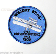 US AIR FORCE WRIGHT BROTHERS 100 YEARS OF FLIGHT EMBROIDERED PATCH 3 INCHES - $5.64