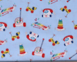 Cotton Fisher-Price Kids Children&#39;s Toys Cotton Fabric Print by the Yard... - £10.38 GBP