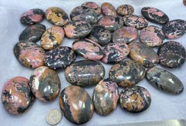 Palm worry pocket Soap healing crystal stone Gemstone 4KG lot Rhodonite Garnet - £111.84 GBP