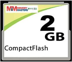 MemoryMasters 2GB CompactFlash Card - Standard Speed (p/n CF-2GB) - $14.69