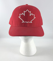 Toronto Blue Jays New Era 59Fifty On-Field Basebal Hat Red Maple Leaf Size 7 1/2 - £23.60 GBP