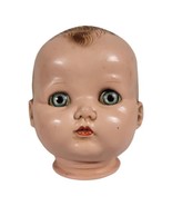 Vintage 1950s Hard Plastic Doll Head With Sleepy Hazel Eyes Decor CREEPY - €50,53 EUR